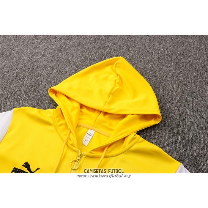 Chaqueta con Capucha del Borussia Dortmund 2021/2022 Amarillo